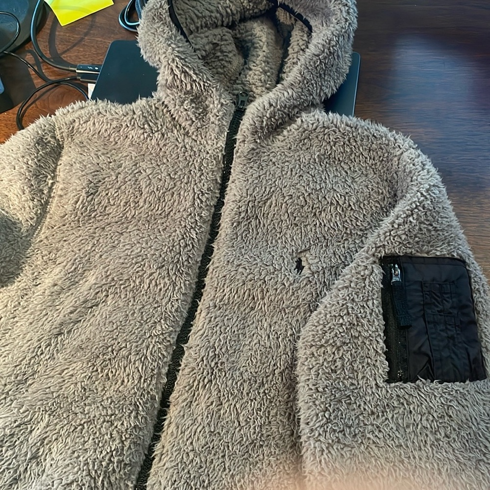 Ralph Lauren kids fuzzy jacket